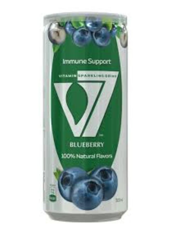 V7 مشروب فيتامين فوار 100% نكهات طبيعية - توت - Image 1